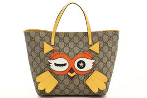 Gucci GG Supreme Owl Tote Bag